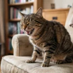 Gato espirrando muito: o que pode ser e quando se preocupar